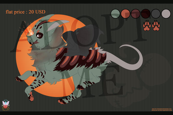 Special Halloween adopt! Price is 20 USD.
